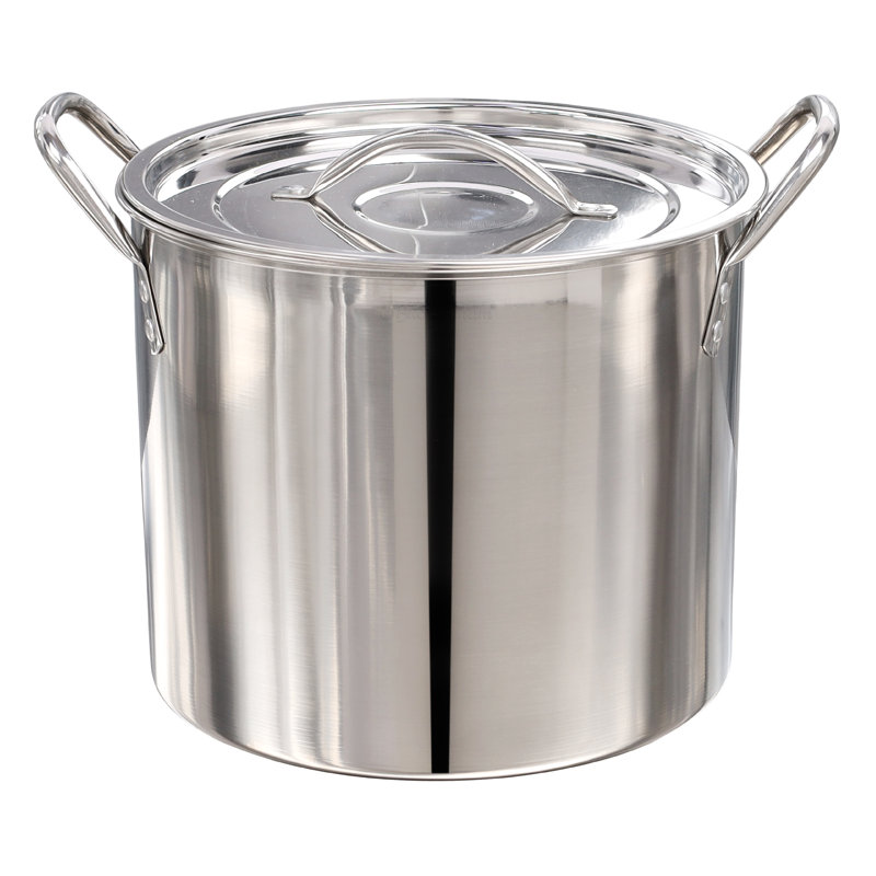 Buckingham Stainless Steel Stock Pot with Lid Boiling Pot  , 9 litres