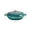 Le Creuset Signature Cast Iron Round Braiser, 5 Qt. - Blue Riviera-1735601517