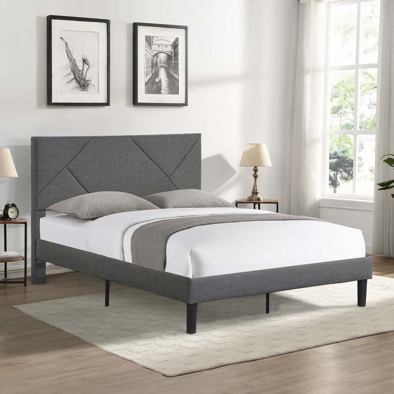 Upholstered Platform Bed