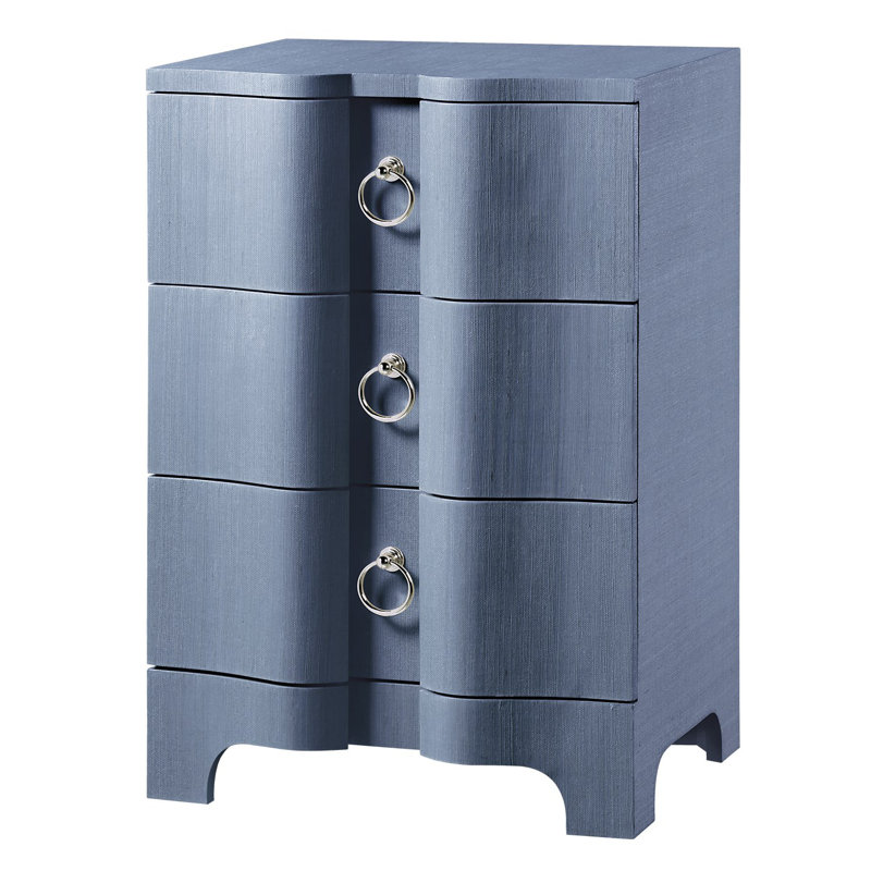Bardot End Table, Navy Blue