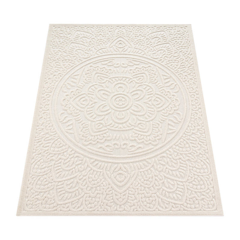 Bastin Solid Colour Indoor / Outdoor Area Rug, Rectangular 60 x 100cm