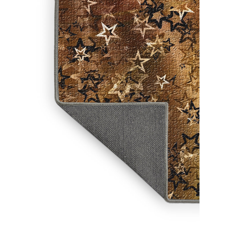 Tapis brun Star, Rectangle 2 pi x 4 pi