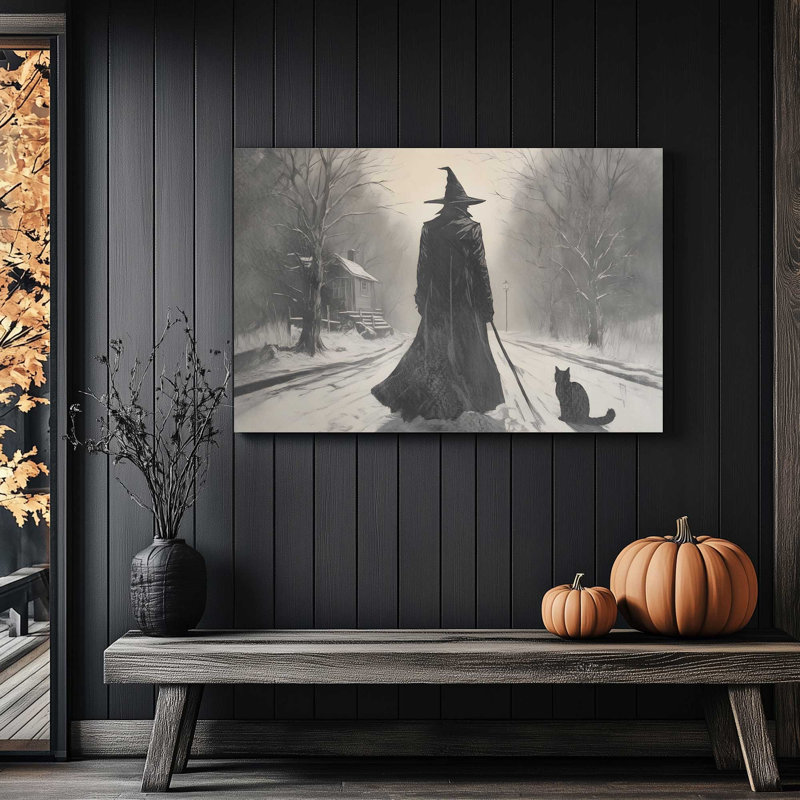 «Witch of the Woods», toile tendue, H 12 po x l 18 po