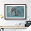 Study of an Elephant by John Macallan Swan - Picture Frame Painting-62761632-62761635