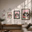 Flower Market Pup Modern - Print-340146863-340146860