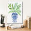 Toile épique Graffiti «Elegant Chinoiserie 2 White» par Farida Zaman, 18 po x 26 po-513602757