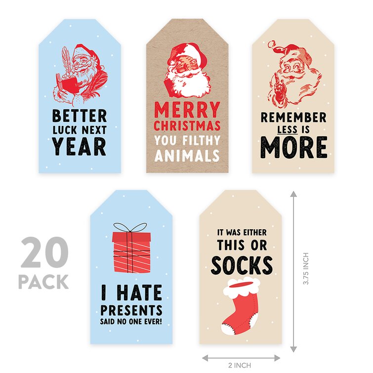 Smartass & Sass - Hilarious Holiday Gift Labels #1 