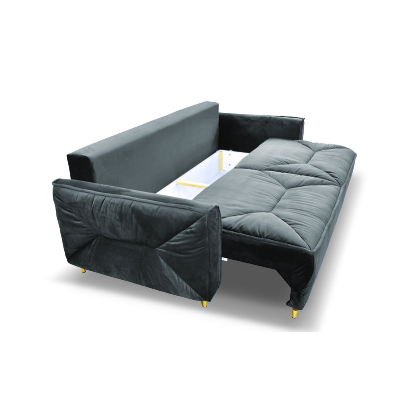 Alixandra 3 Seater Sofa & Chaise, Light Blue