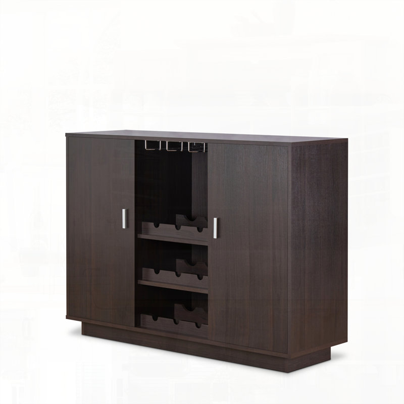 Armoire à vin avec finition espresso