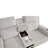 Comfortable Grey Recliners, Faux Fur Stylish Lounger For Living Room