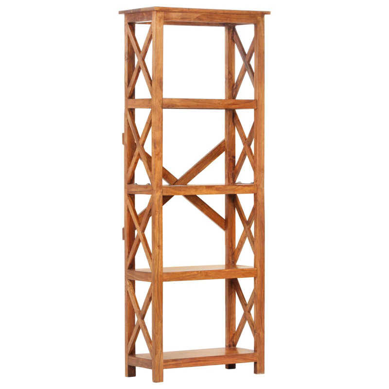 Bibliothèque murale en bois massif, (4 tablettes) H 70,9 po x l 23,6 po x P 11,8 po