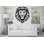 Adhésif décoratif tête de lion