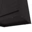 Armoire, 2 portes, 2 tablettes, wengé noir