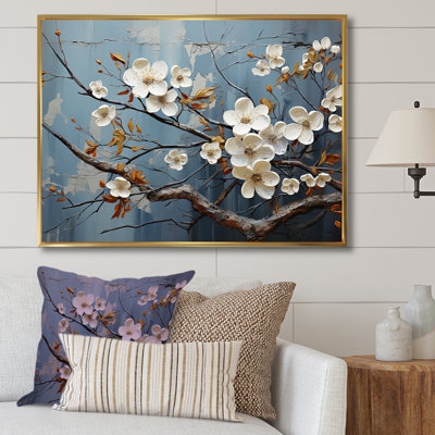 Cornouiller blanc qui fleurit tranquillité VI sur toile