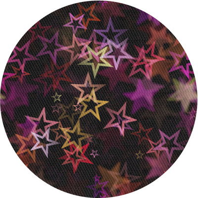 Tapis décoratif rose Schillinger