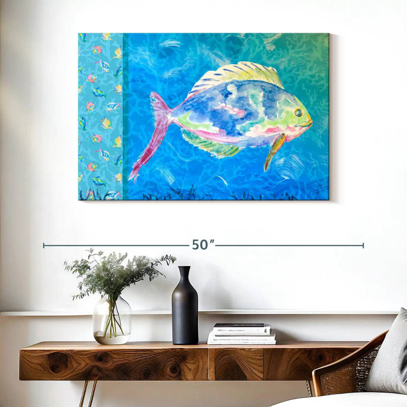 Under The Sea I, 26" H x 39" W