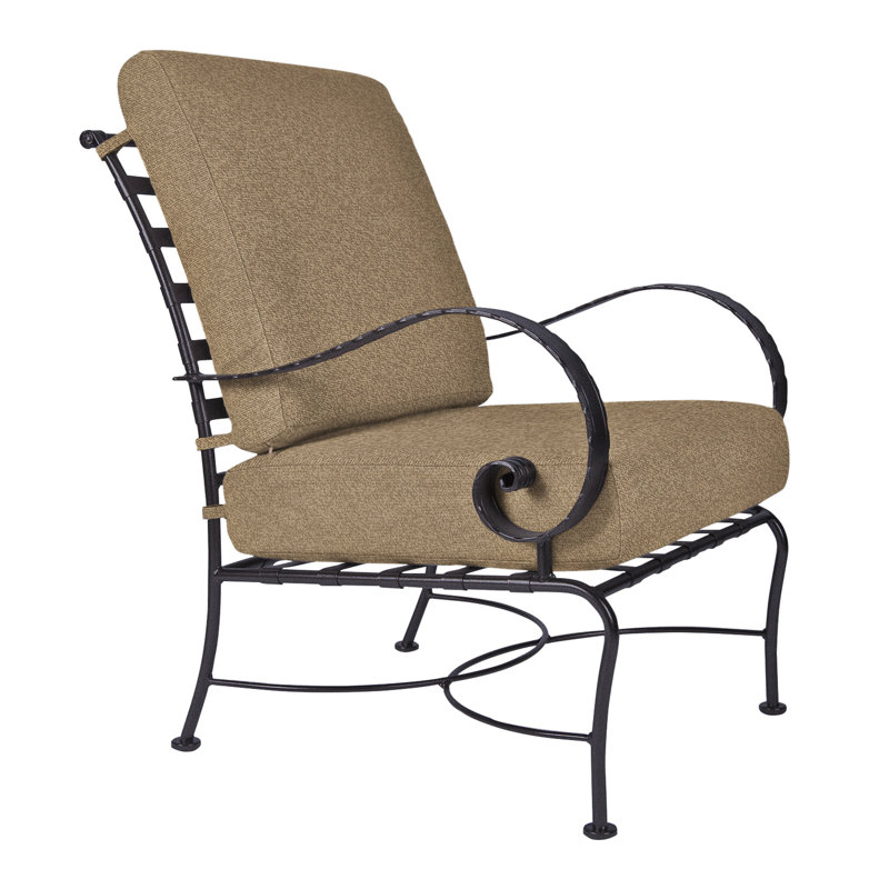 Classico Outdoor Lounge Chair, Graphite, Flagship Stone Sunbrella®