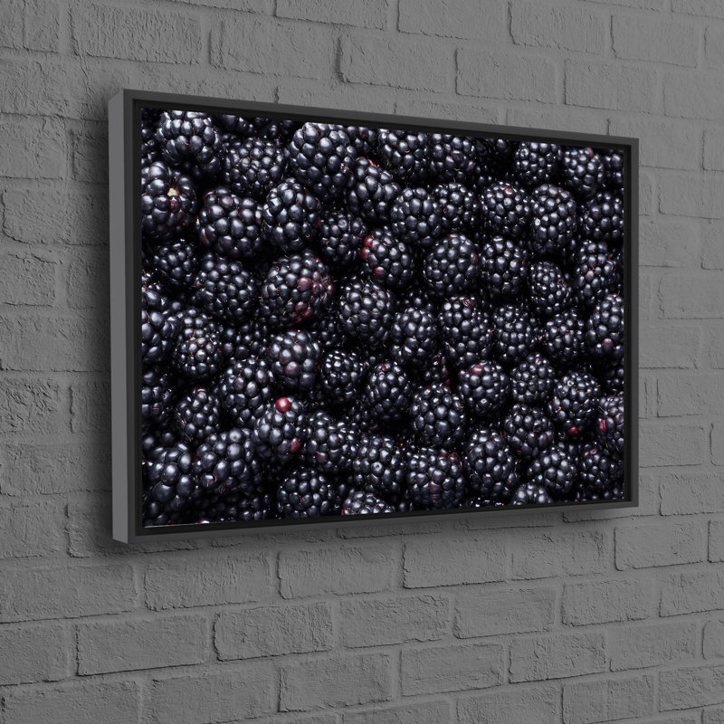 Print on Canvas, 25 cm H x 35 cm W, Black Floater Framed