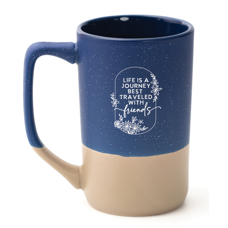Life Is A Journey Designer Mug, 16oz