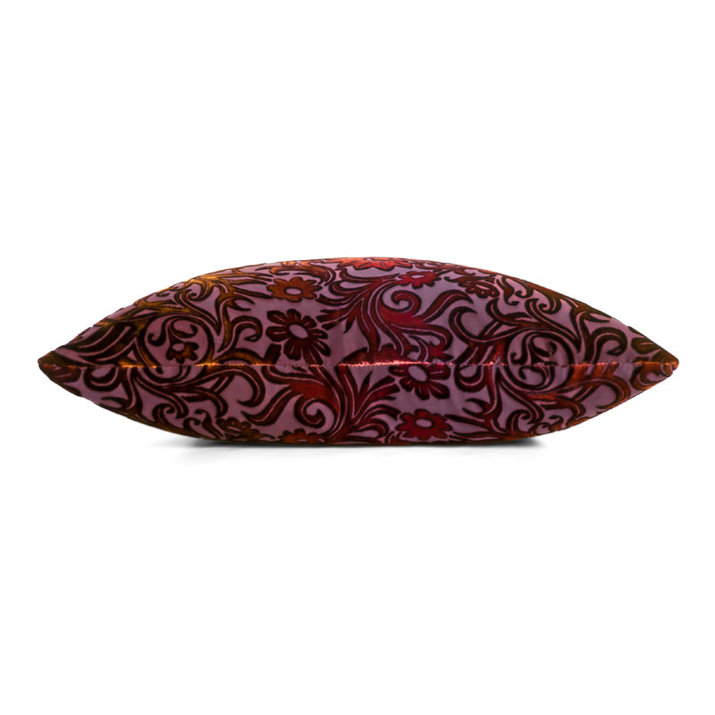 Prospect Park Square Velvet Pillow Cover & Insert, Wildberry, 18" x 18"