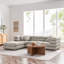 Canapé modulaire en velours 4 pièces Jubilee-104318363