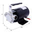 DC 12 volts 1 / 10HP 330GPH alimenté par batterie mini pompe à eau de transfert de puisard électrique portative avec boyau d'arrosage noir