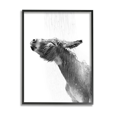 " Donkey Bathroom Splash " by Annalisa Latella