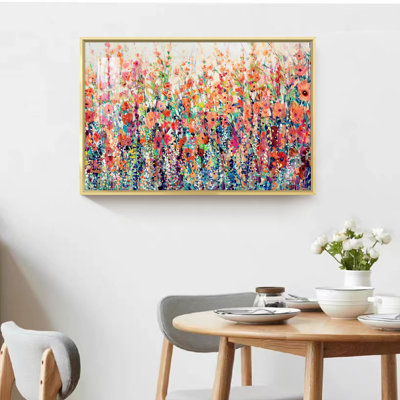 " Abstract Flowers " Graphic Art Print