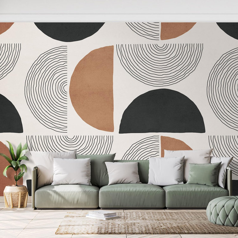 Peel & Stick Geometric Border, 66" L x 96" W