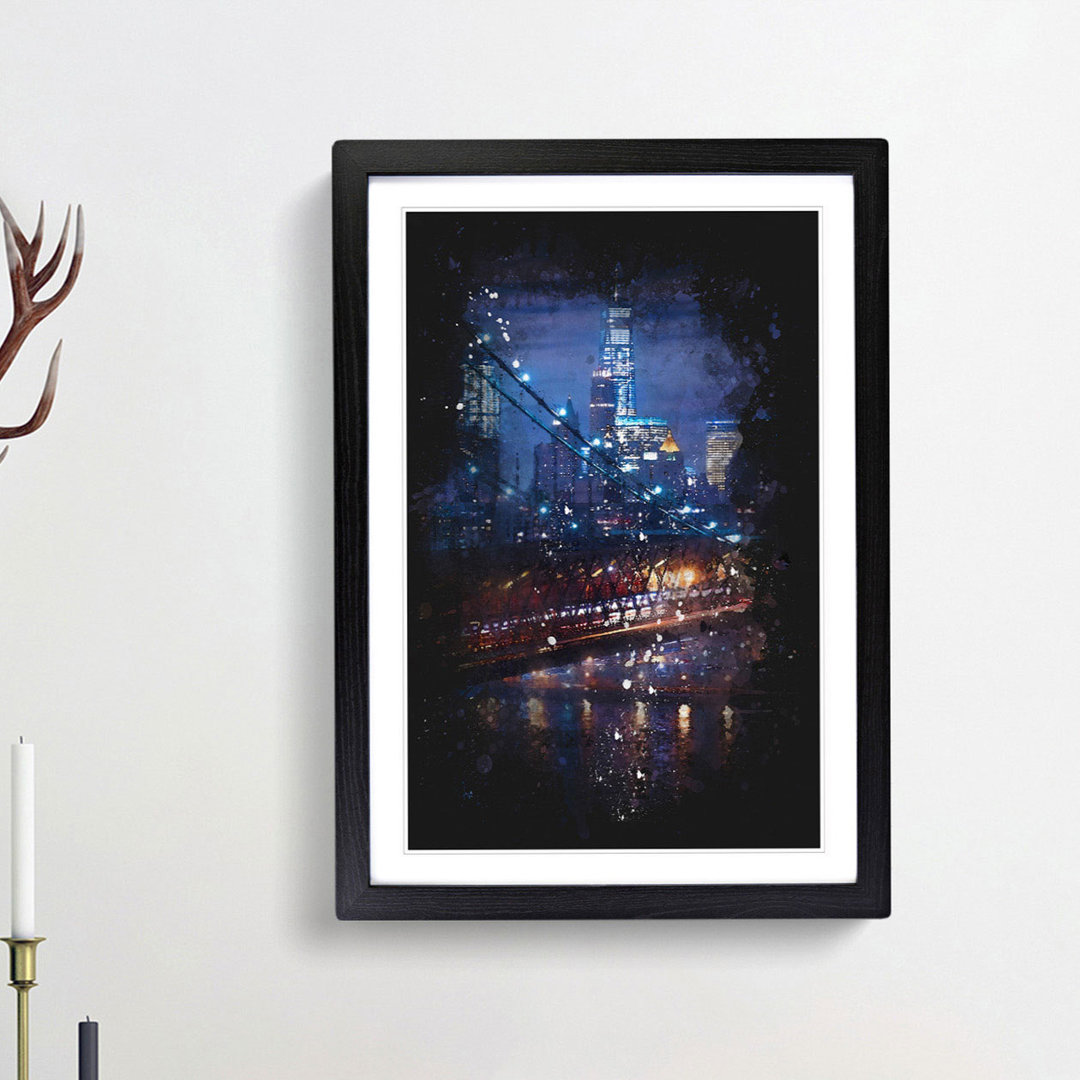 View of New York City - Framed Print