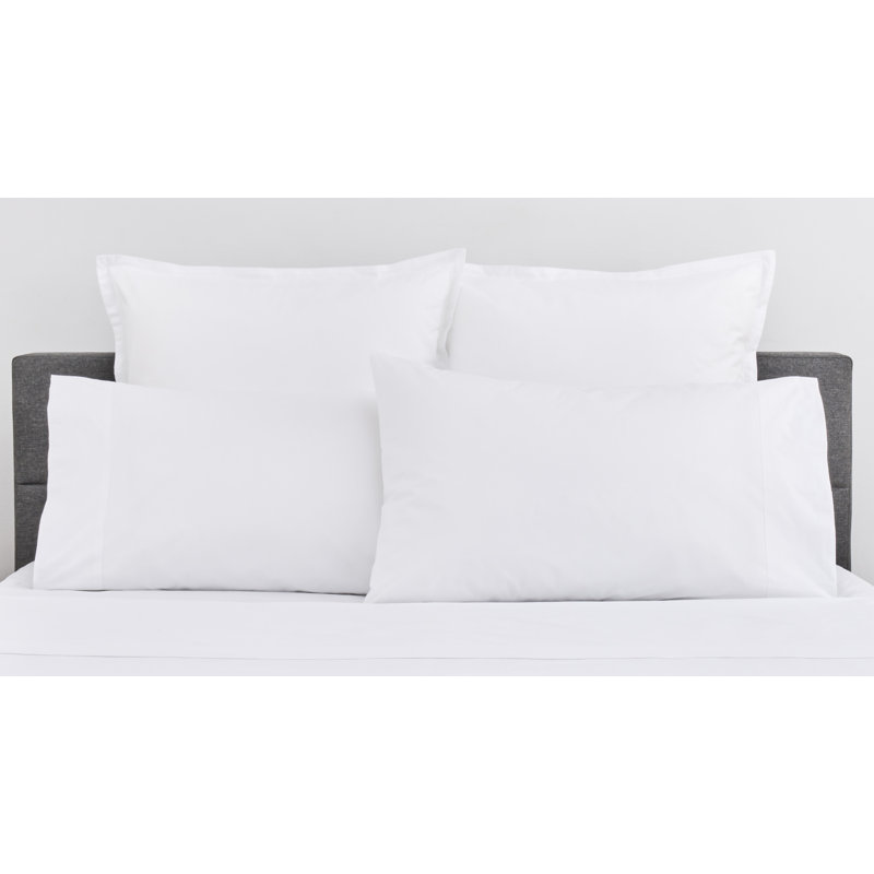 Alvito Pillow Sham - Marine, White, King