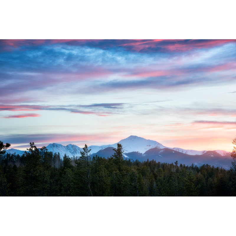Bogle Winter Sunset - Wrapped Canvas Print, 81cm H x 122cm W x 3.8cm D