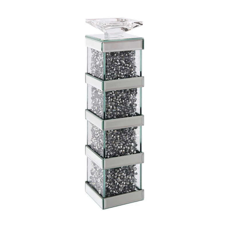 Porte-bougie décoratif Bryson (2 pièces), H 17 po x l 4 po x P 4 po