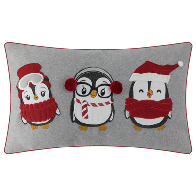 Lili Appliqued Polyester Pillow Cover