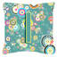 Monogramme initiale cercle cercle intérieur/extérieur Throw Pillow-14982839-14982842