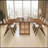 Debborah Rectangular Waves Dining Table-1241940579