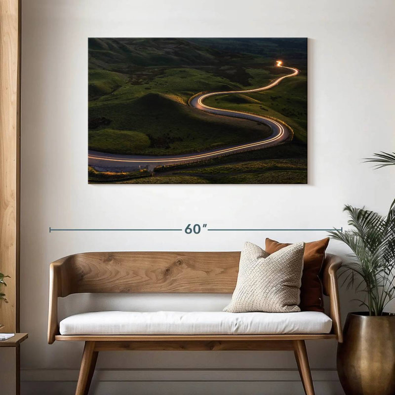 Country Road Light Trail, 30" H x 45" W