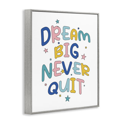 «Dream Big Never Quit», estampe numérique par Ahmad Mêmeh Hussein