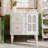Solid Wood Frame Bathroom Storage Cabinet