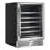 Cosmo Lumin Collection 24 in. 52-Bottle Single Zone Compressor Wine Cooler, Digital Controls, LED Lighting, Stainless Steel