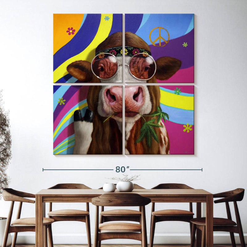 Ketti Grass Fed, 74" H x 74" W
