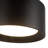 Napoleon 7-in (3-in Height) Black dimmable LED Semi-Flush Mount-124959449-124959451