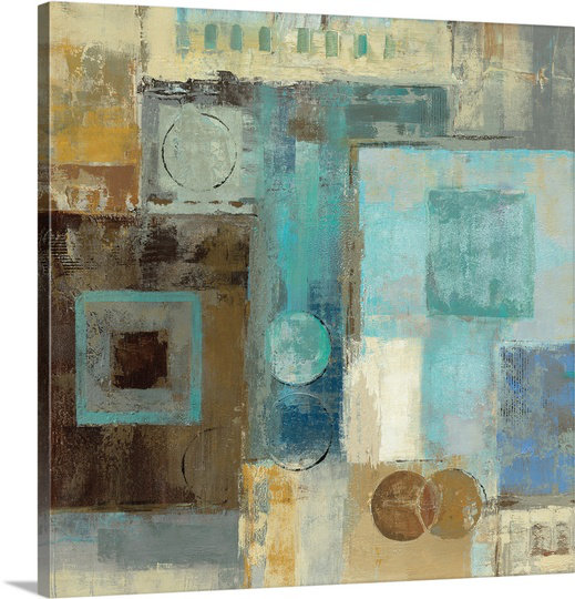 «Archway Square I» par Anieyah, reproduction d'art sur toile, H 24 po x l 24 po x P 1,25 po