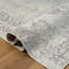 Tapis traditionnel gris / ivoire lavable à la machine-1410580915