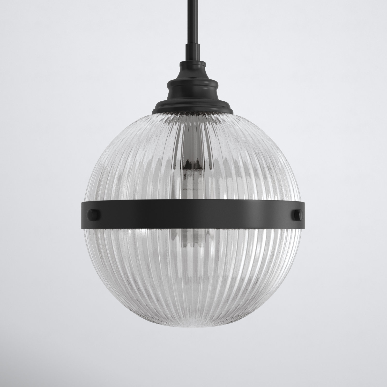 Ker Dimmable 1 - Light Pendant, Matte Black