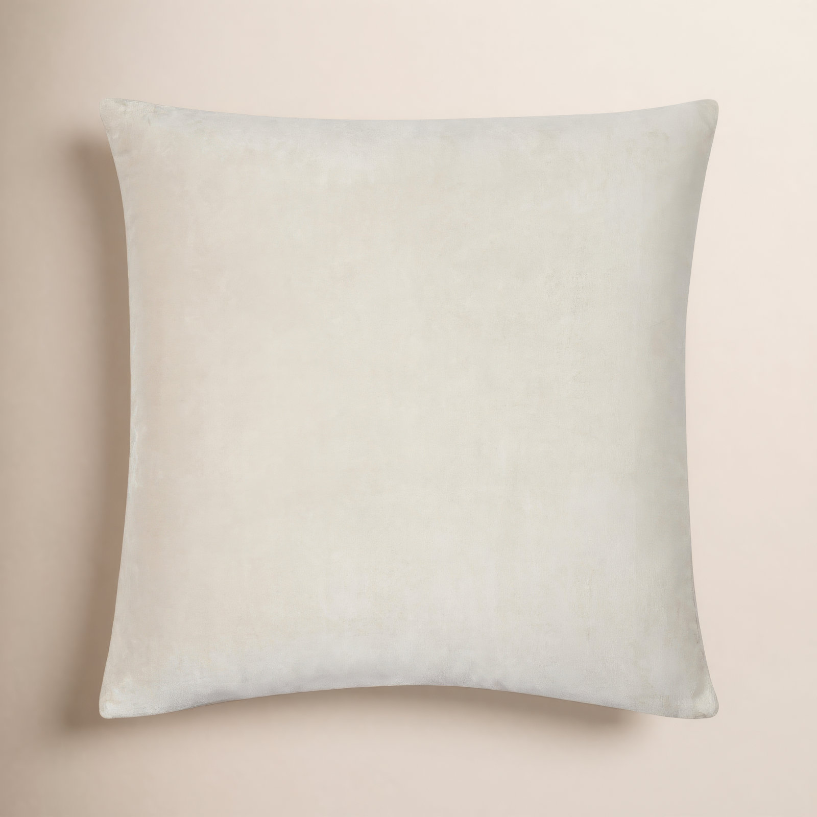 Beirne Throw Pillow, 20" x 20", Light Beige, Down