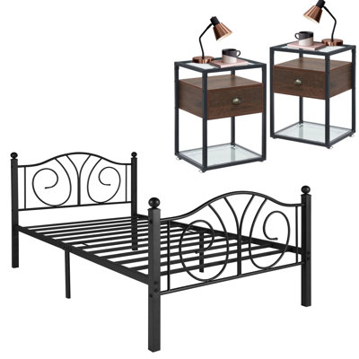 Ensemble de chambre à coucher 3 pièces Alsa (ensemble de 3)
