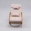 Chaise berçante en bois massif
