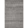Tapis à motif géométrique marocain gris foncé Amanuel