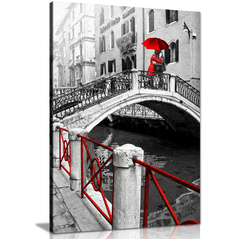 Venice Romantic - Wrapped Canvas Print, 31cm H x 20cm W